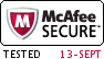 McAfee SECURE sites help keep you safe from identity theft, credit card fraud, spyware, spam, viruses and online scams